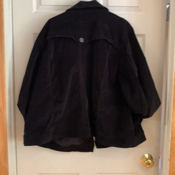 Cotton Ginny Black corduroy jacket plus size xl - Picture 4 of 4
